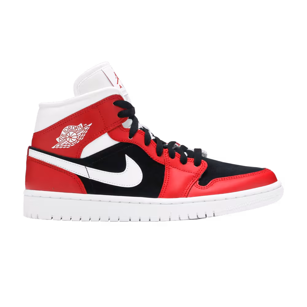 Women's Air Jordan 1 Mid Gym Red Black