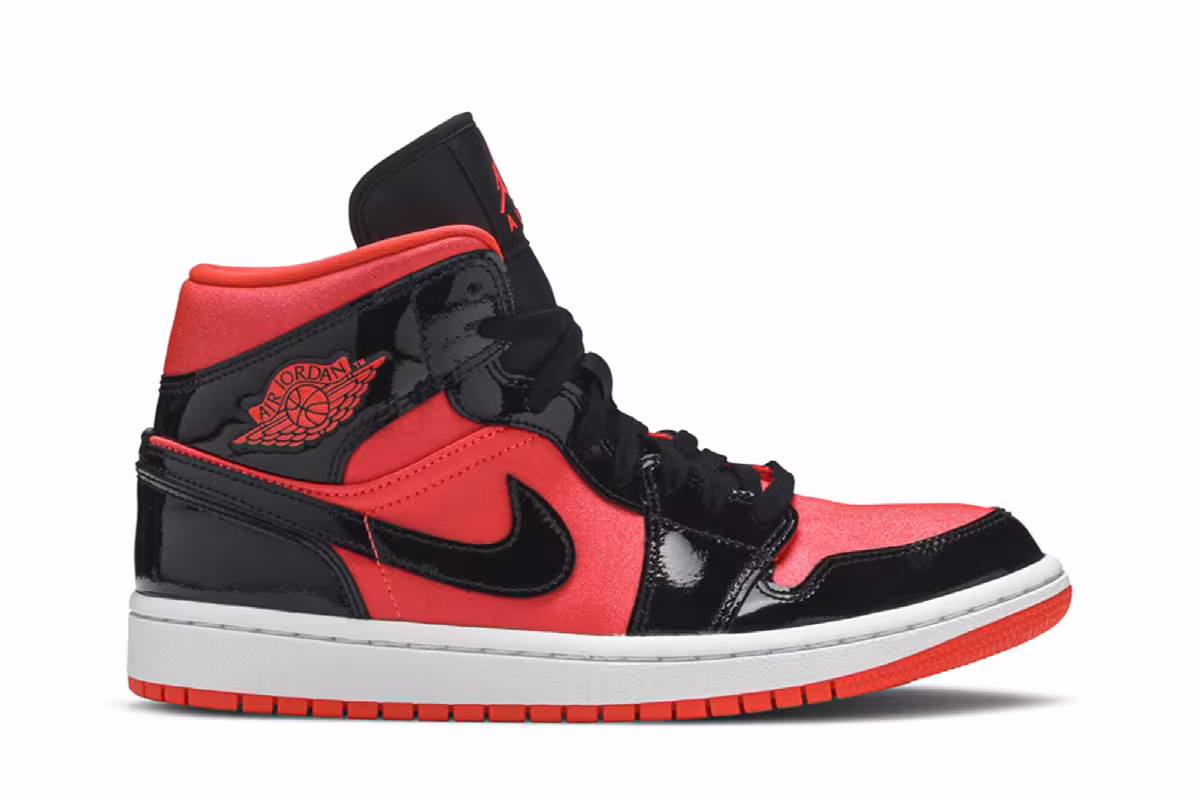 Women's Air Jordan 1 Mid Hot Punch, view 2