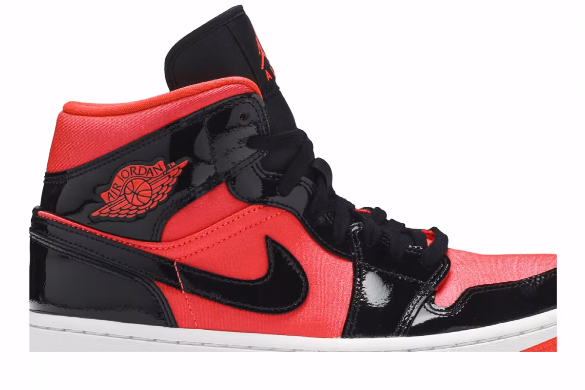 Women's Air Jordan 1 Mid Hot Punch, view 3