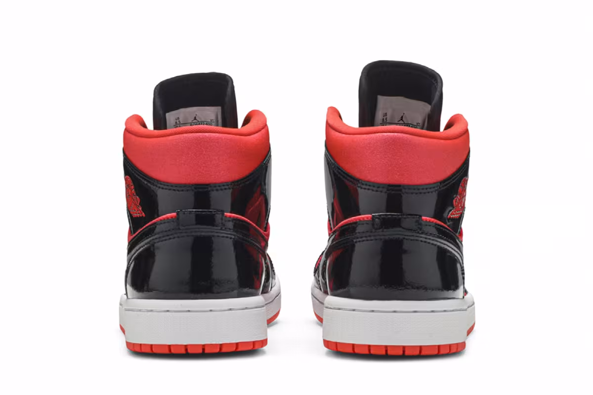 Women's Air Jordan 1 Mid Hot Punch, view 7