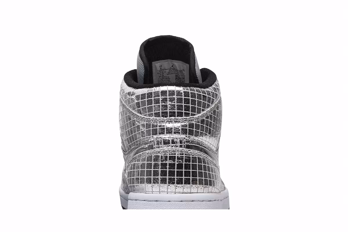 Women's Air Jordan 1 Mid Disco Ball, view 8
