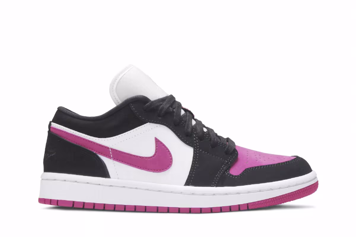 Women's Air Jordan 1 Black Cactus Flower, view 2