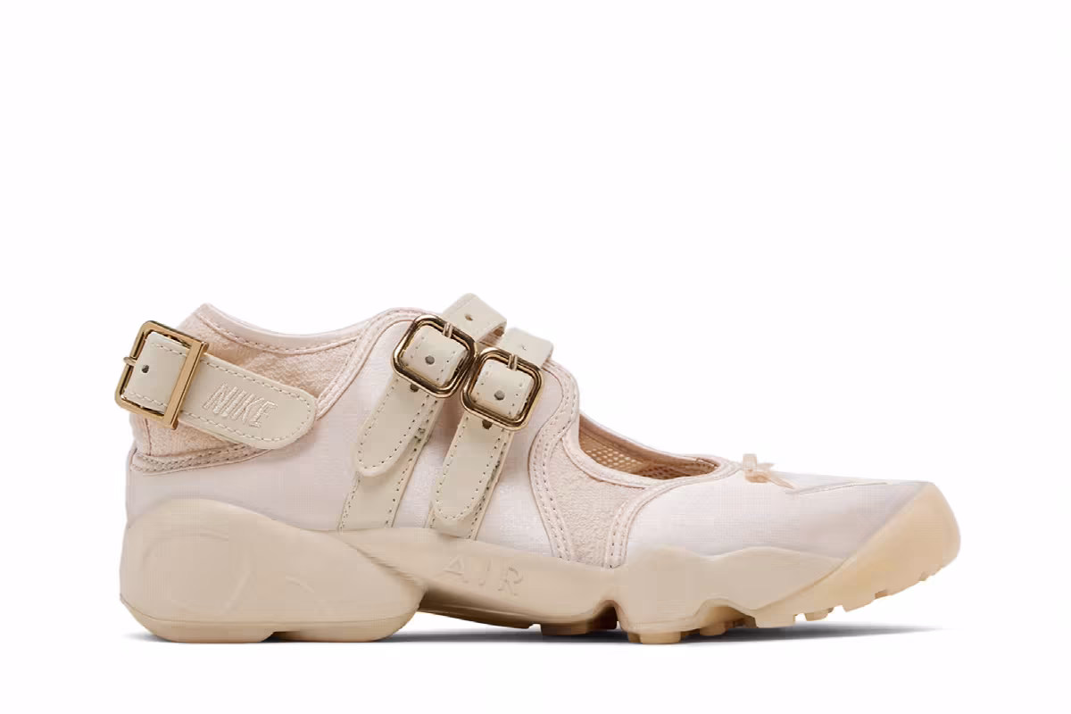Nike Women's Air Rift Pearl White Buckle Strap, view 2