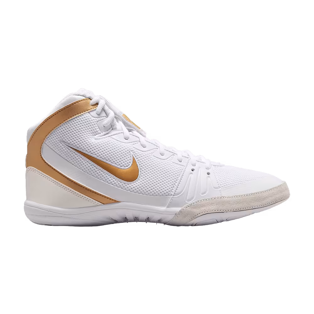 Nike Freek White/Wolf Grey/Metallic Gold
