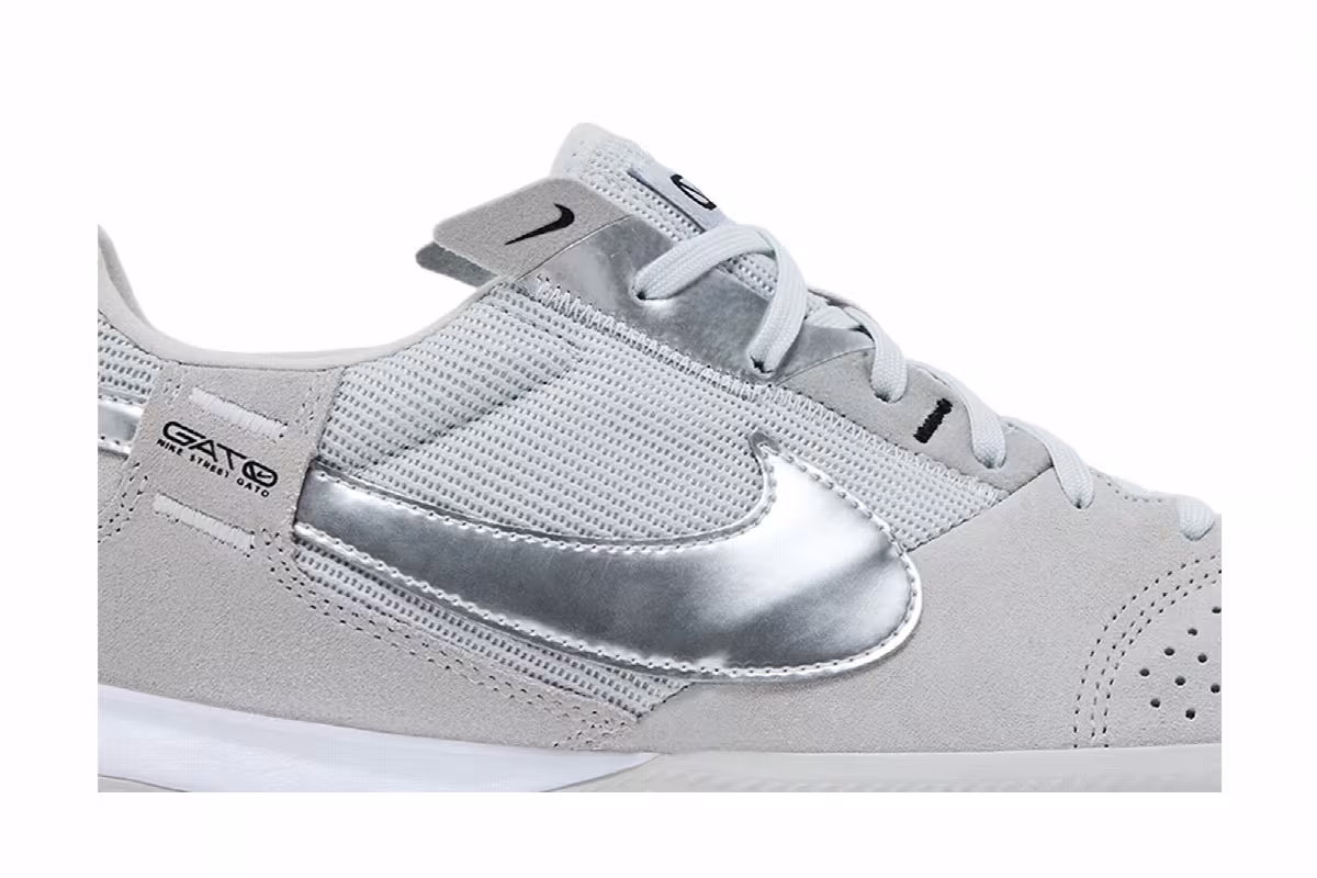 Nike Streetgato Light Smoke Grey Metallic Silver, view 3