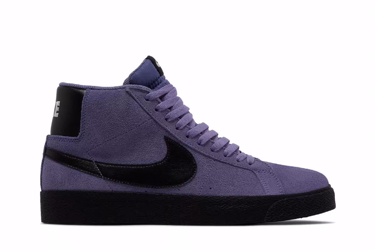 Nike Zoom Blazer Mid SB Dusty Amethyst Black, view 2