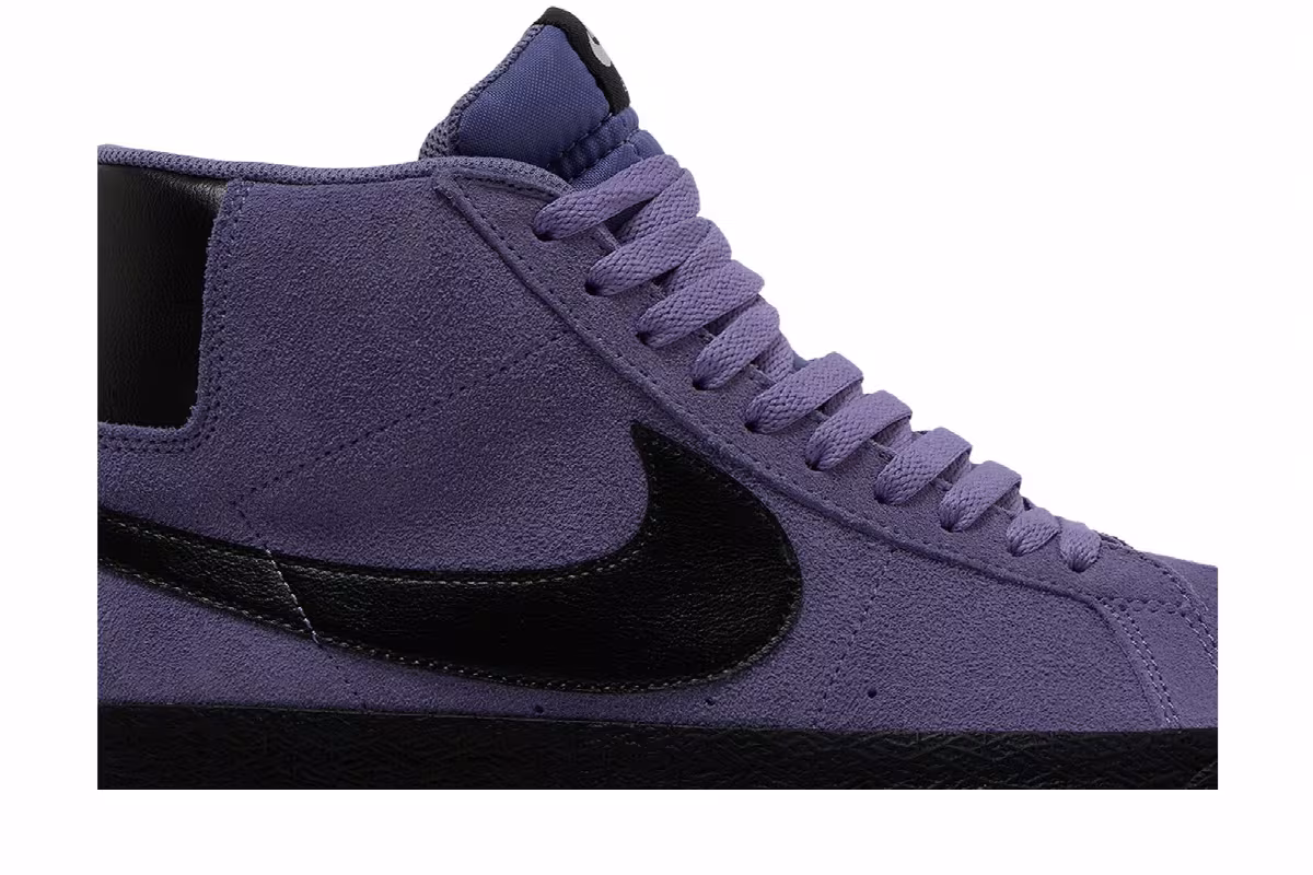 Nike Zoom Blazer Mid SB Dusty Amethyst Black, view 3