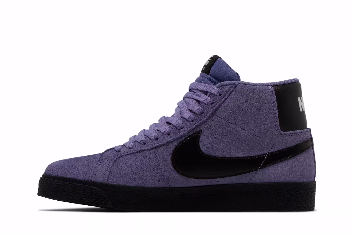 Nike Zoom Blazer Mid SB Dusty Amethyst Black, view 4