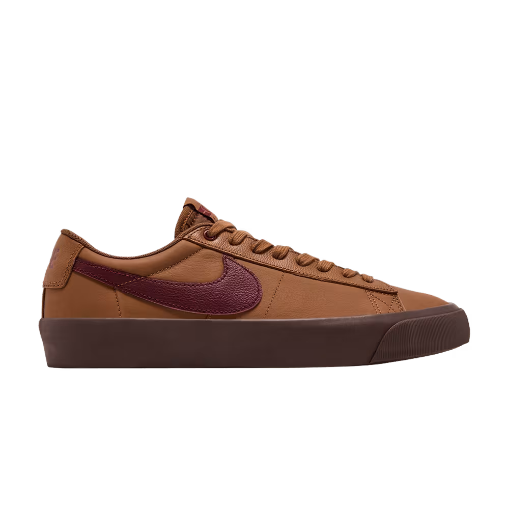 Nike Zoom Blazer Low Pro GT SB Light British Tan Dark Team Red