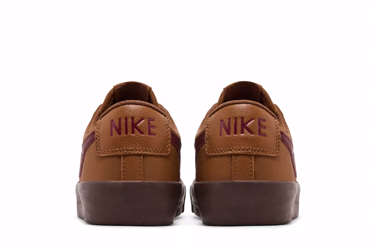 Nike Zoom Blazer Low Pro GT SB Light British Tan Dark Team Red, view 7