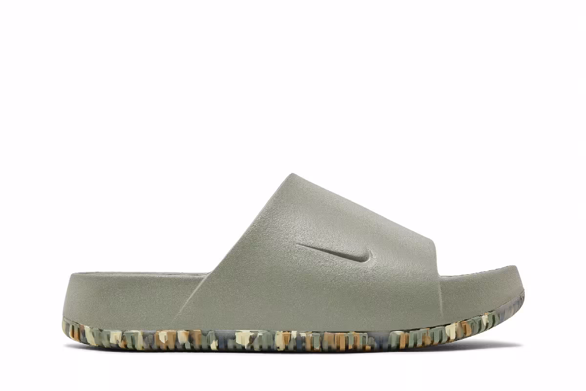 Nike Calm Slide Light Army, view 2