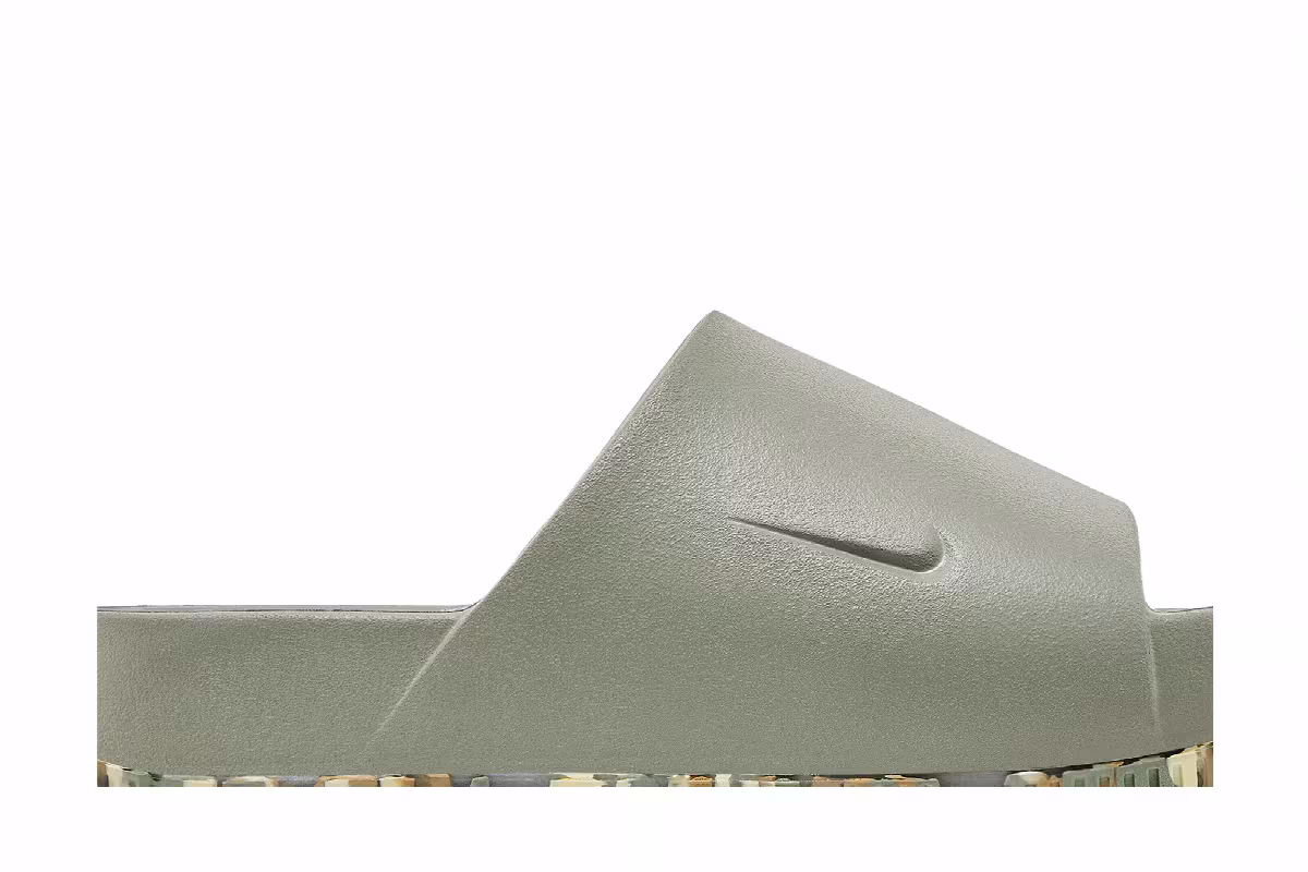 Nike Calm Slide Light Army, view 3