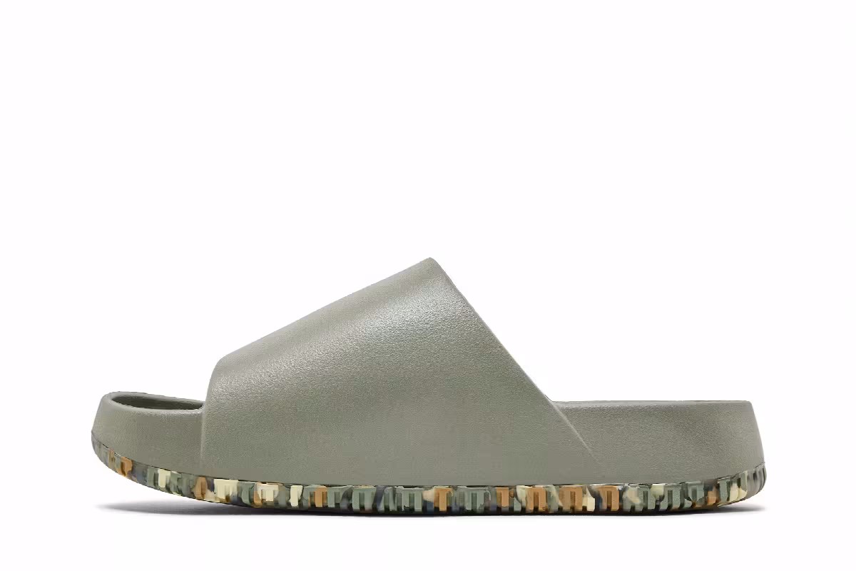 Nike Calm Slide Light Army, view 4