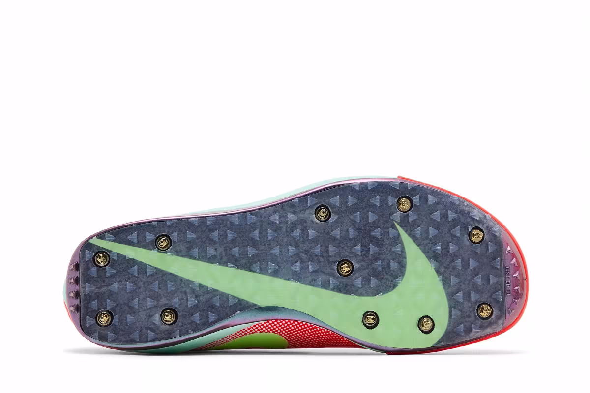 Nike Zoom Javelin Elite 3 Bright Crimson Lime Blast, view 5