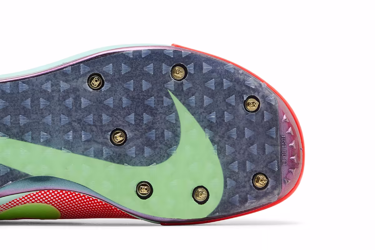 Nike Zoom Javelin Elite 3 Bright Crimson Lime Blast, view 6