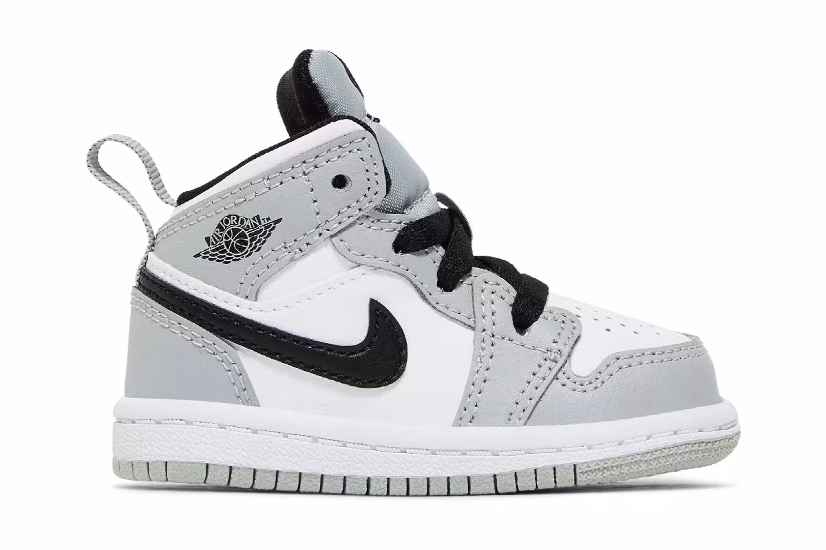 Air Jordan 1 Mid TD Light Smoke Grey, view 2