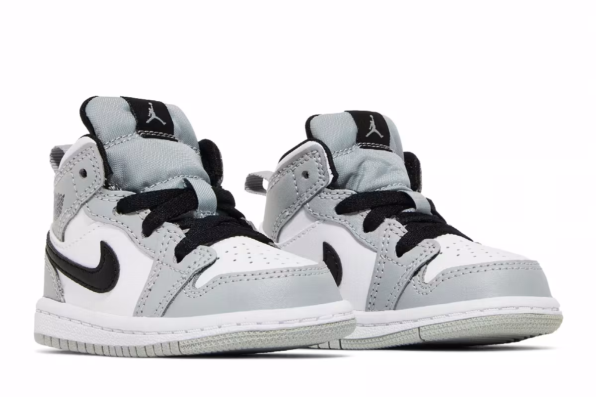 Air Jordan 1 Mid TD Light Smoke Grey, view 9