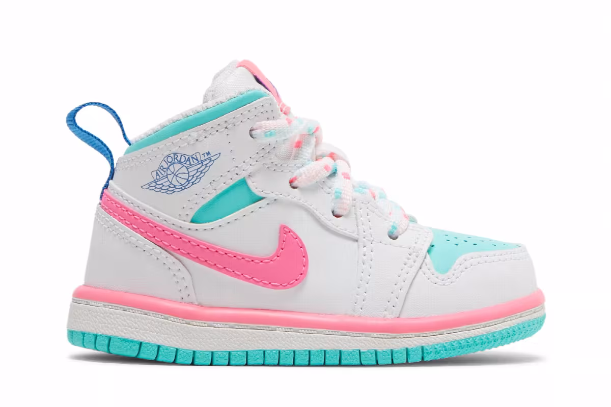 Air Jordan 1 Mid TD Digital Pink, view 2