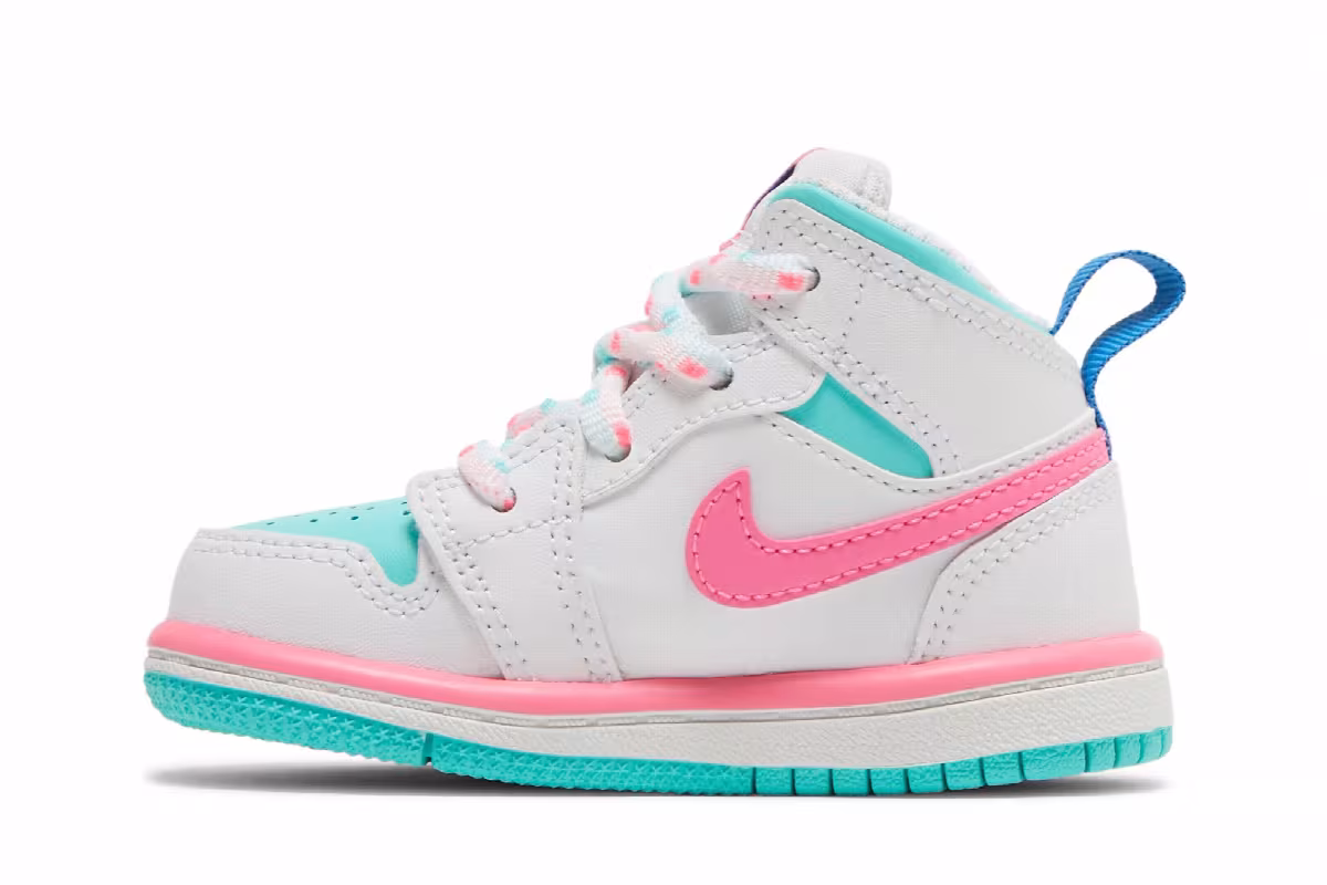 Air Jordan 1 Mid TD Digital Pink, view 4