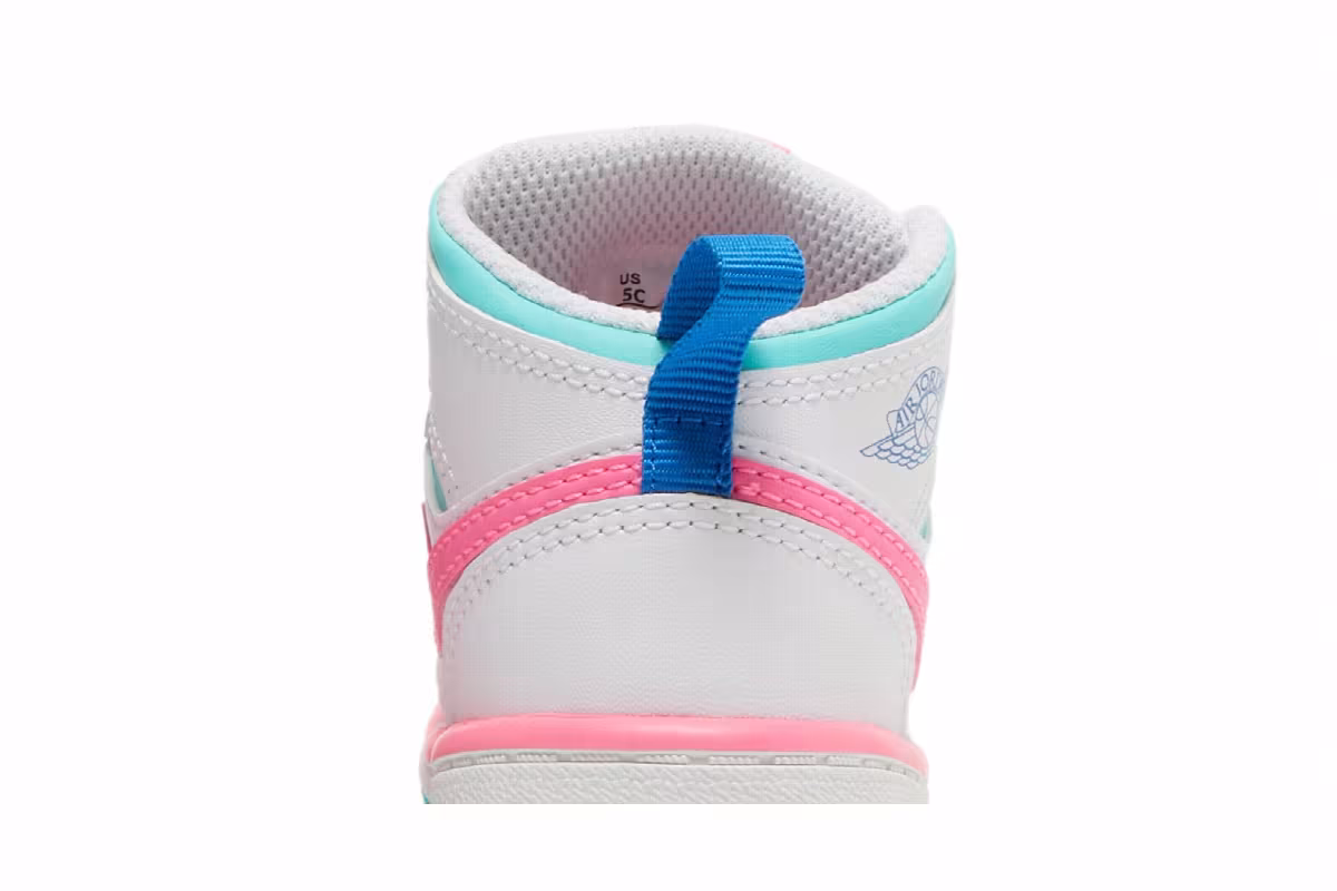 Air Jordan 1 Mid TD Digital Pink, view 8