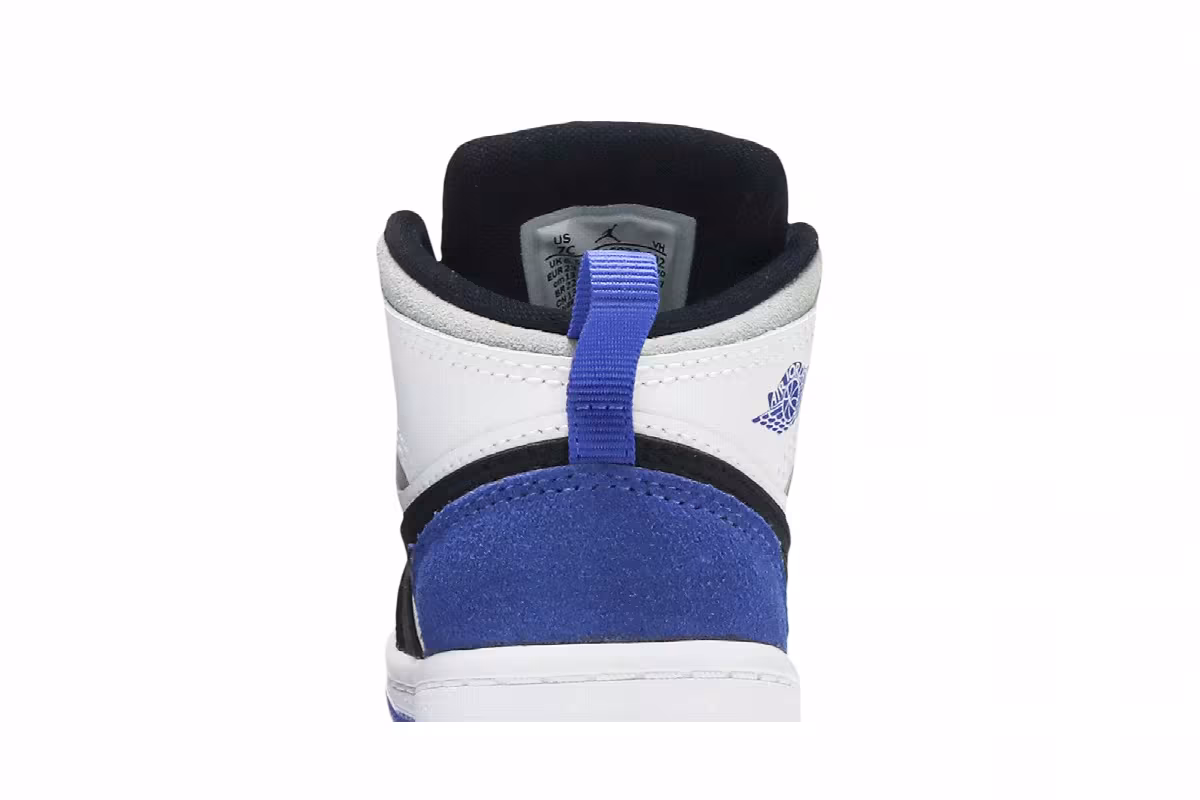 Air Jordan 1 Mid SE TD Royal Black Toe, view 8