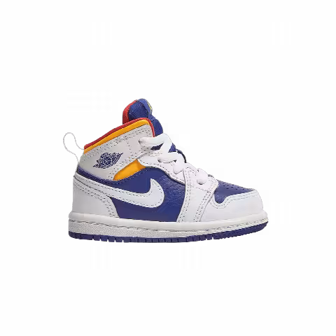 Air Jordan 1 Mid TD 'White Deep Royal Blue'
