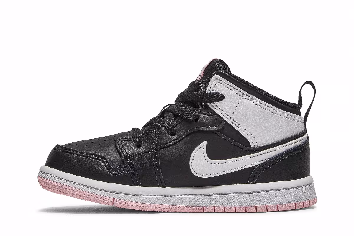 Air Jordan 1 Mid TD Black Arctic Punch, view 4