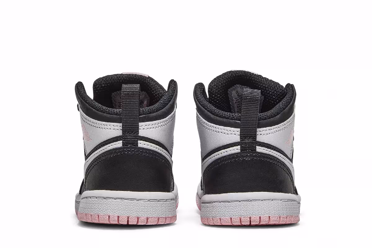 Air Jordan 1 Mid TD Black Arctic Punch, view 7