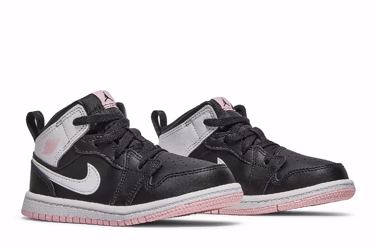 Air Jordan 1 Mid TD Black Arctic Punch, view 9
