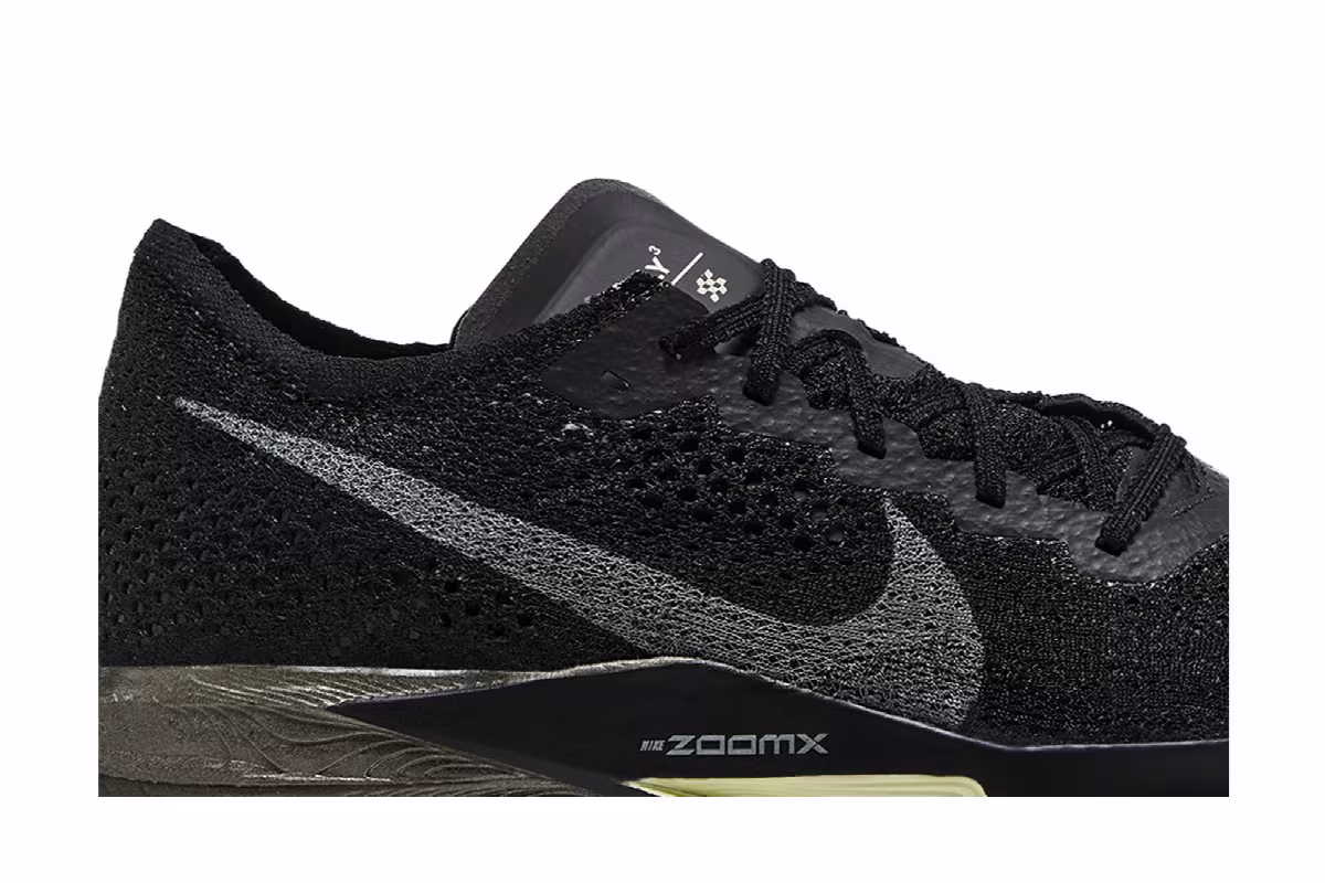 Nike ZoomX VaporFly Next% 3 Black Olive Aura, view 3