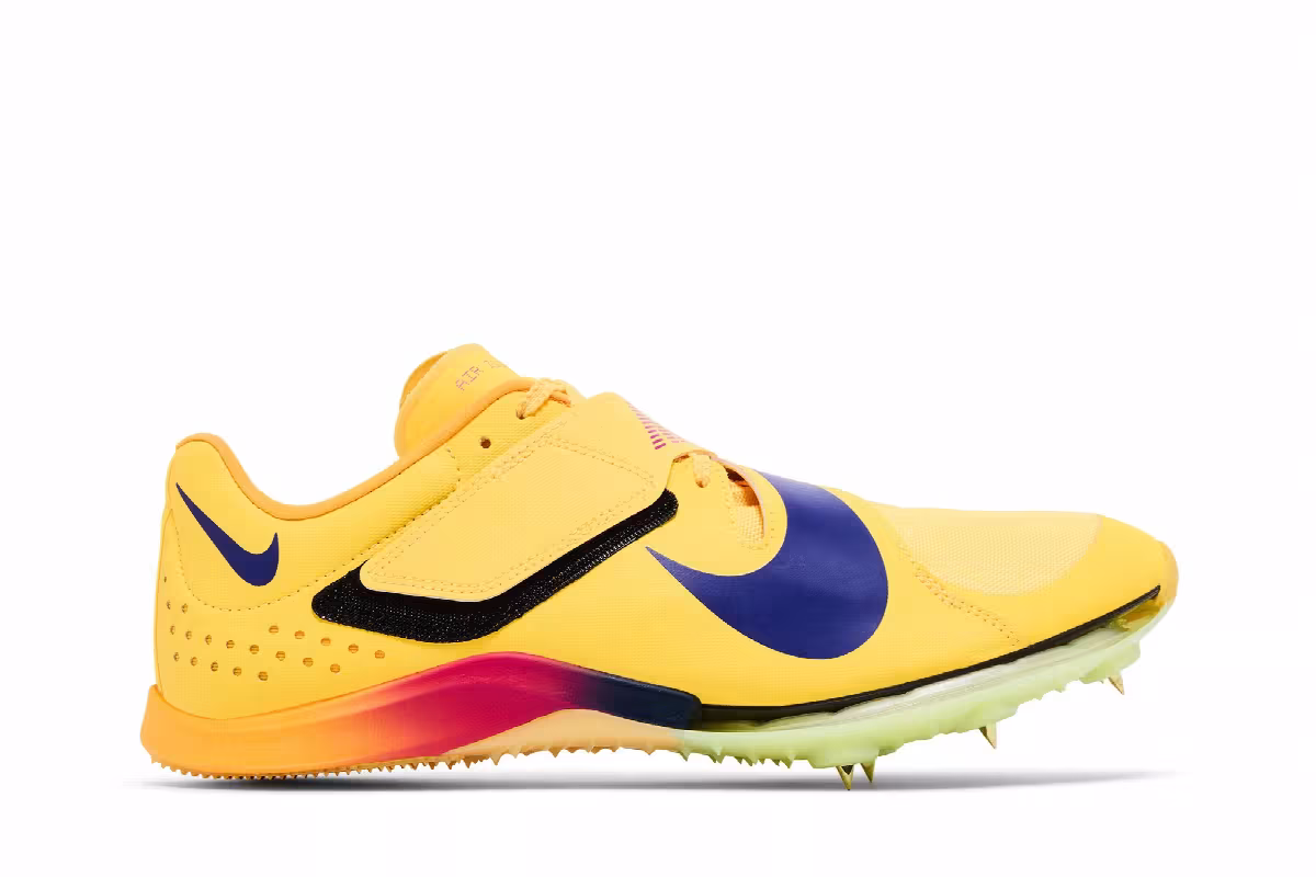 Nike Zoom Long Jump Elite Citron Pulse, view 2
