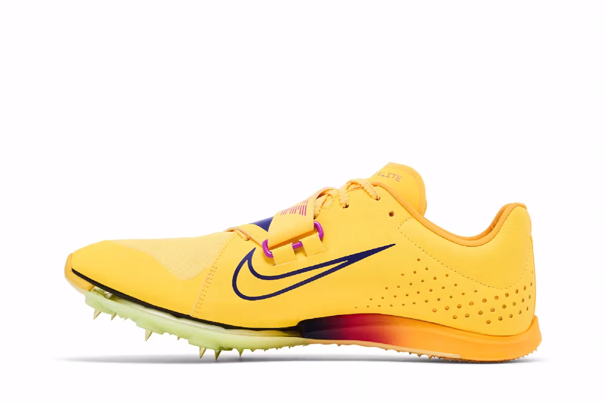 Nike Zoom Long Jump Elite Citron Pulse, view 4