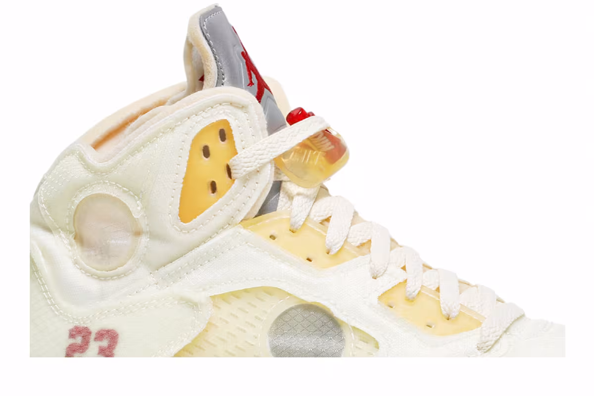Off-White x Air Jordan 5 SP Sail, view 3