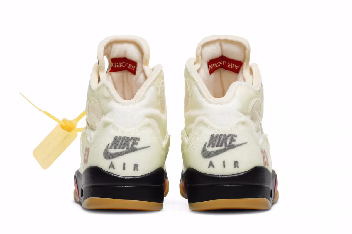 Off-White x Air Jordan 5 SP Sail, view 7