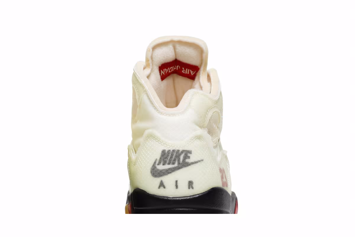 Off-White x Air Jordan 5 SP Sail, view 8