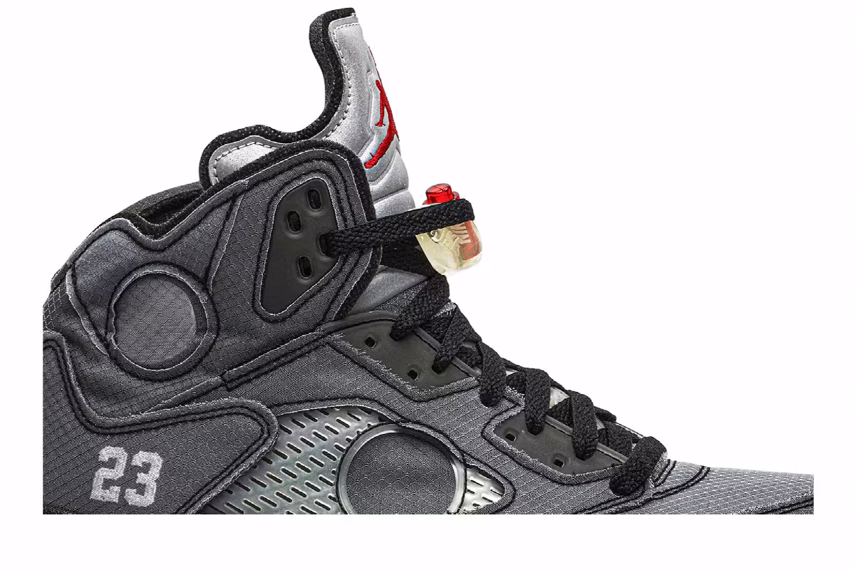 Off-White x Air Jordan 5 SP Muslin, view 3