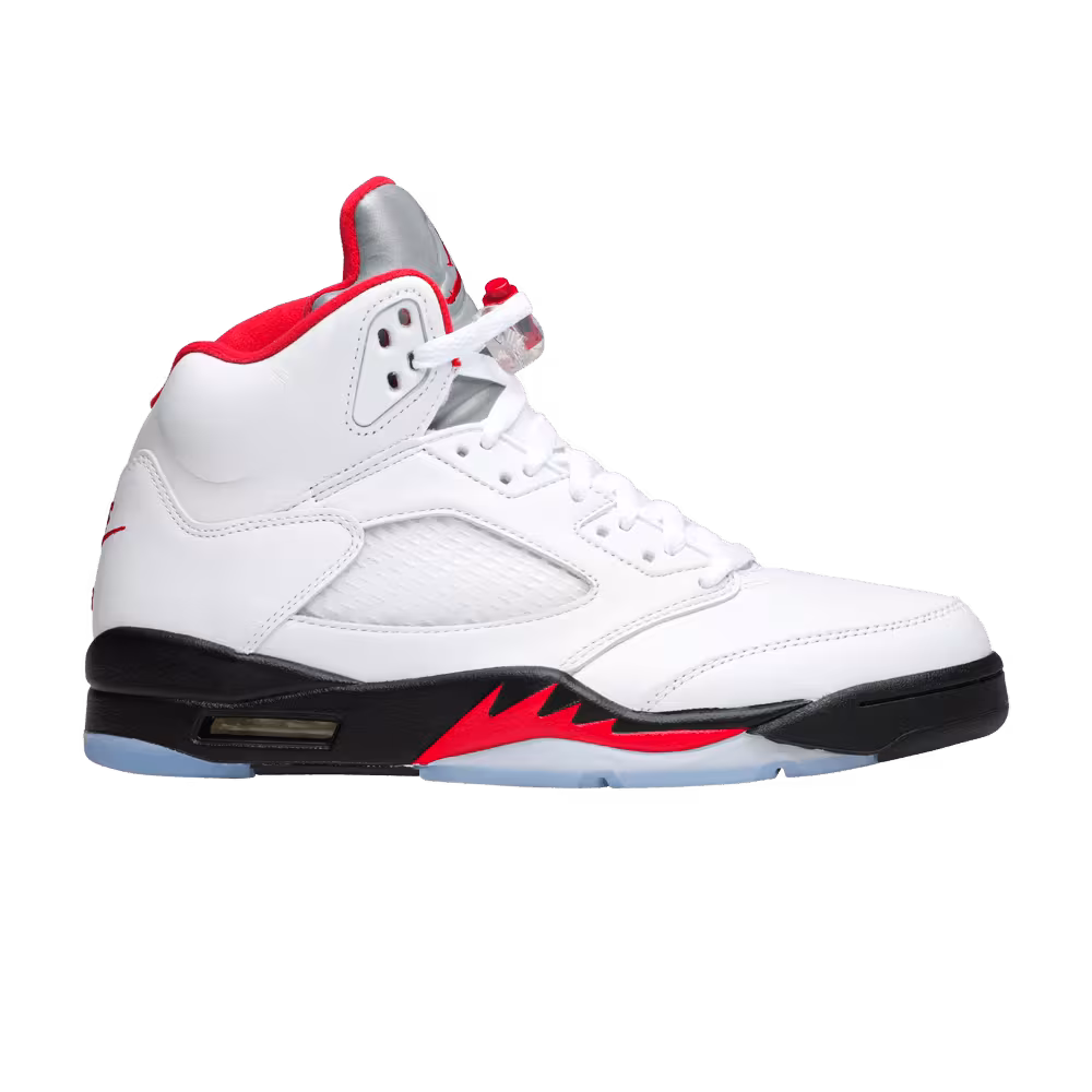 Air Jordan 5 White Fire Red 2020