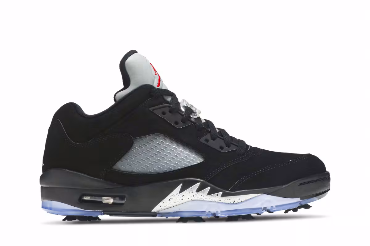 Air Jordan 5 Low Golf Black Metallic, view 2
