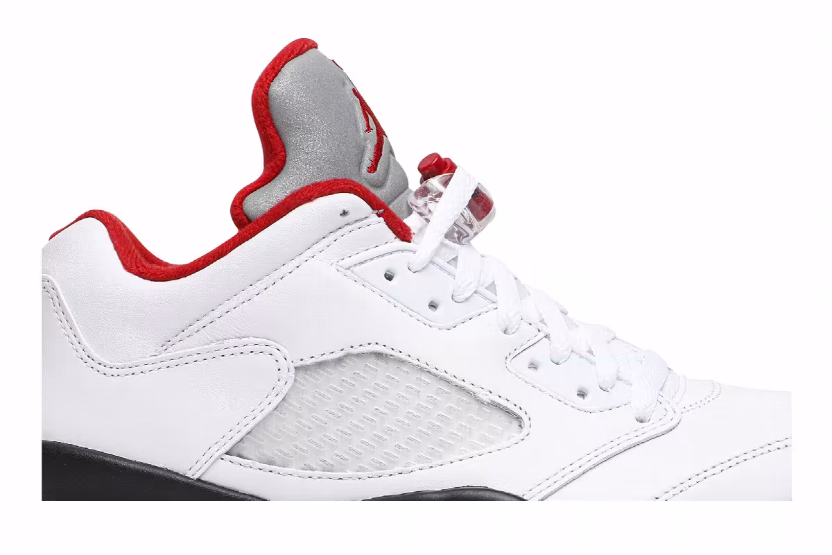 Air Jordan 5 Low Golf White Fire Red, view 3