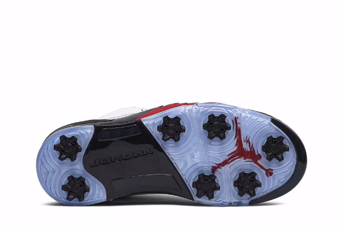 Air Jordan 5 Low Golf White Fire Red, view 5