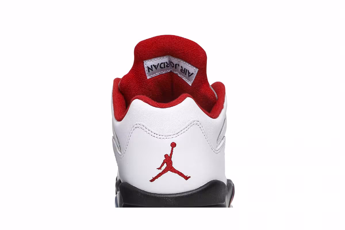 Air Jordan 5 Low Golf White Fire Red, view 8