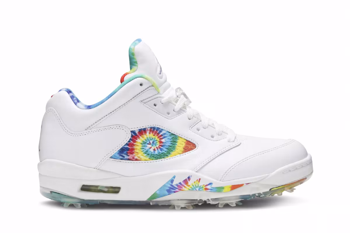 Air Jordan 5 Low Golf Peace, Love, and Golf, view 2