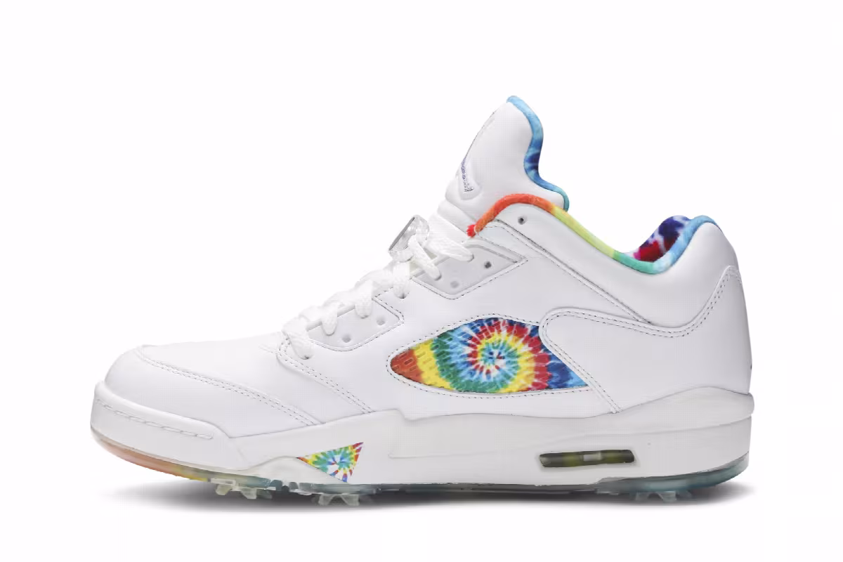 Air Jordan 5 Low Golf Peace, Love, and Golf, view 4