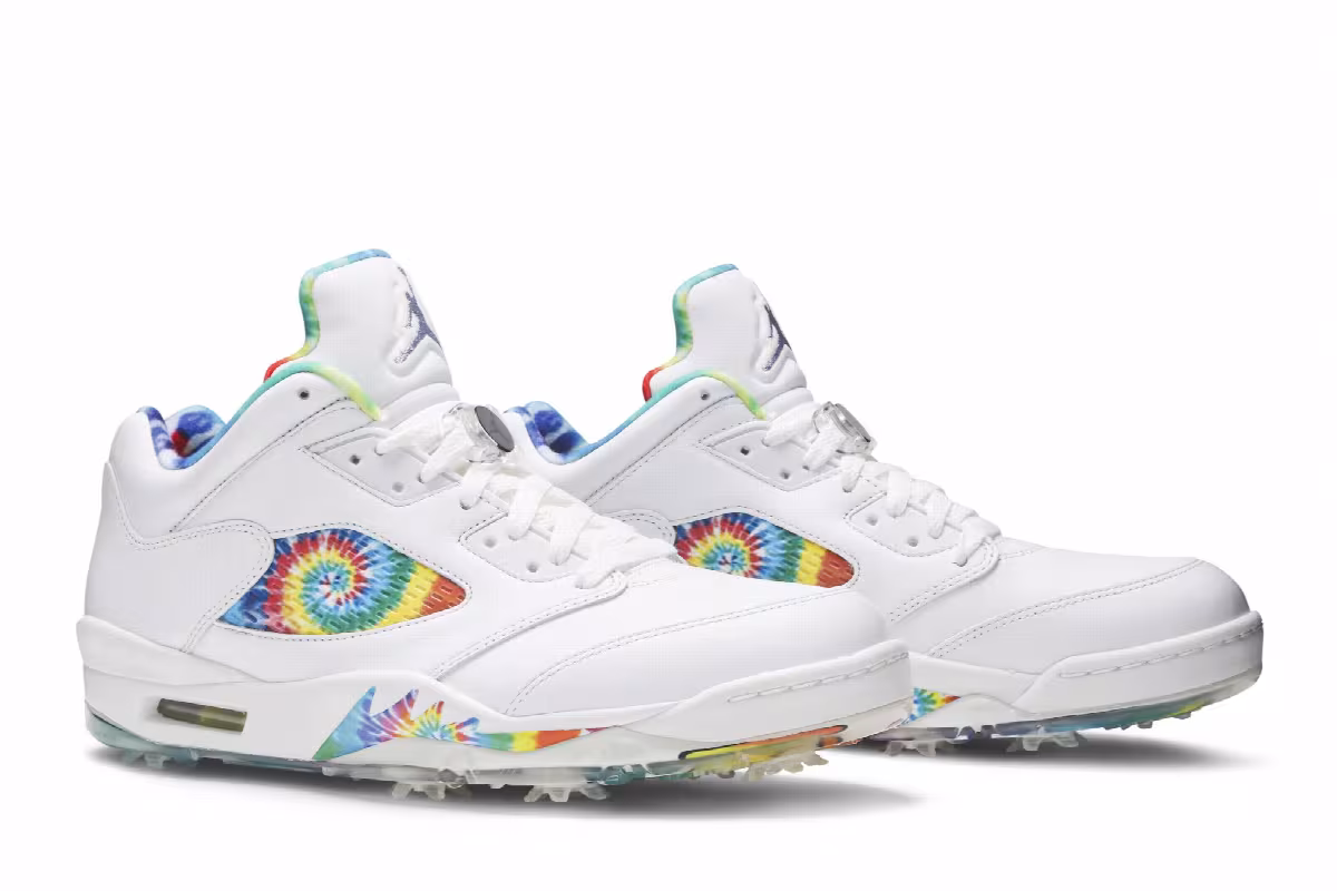 Air Jordan 5 Low Golf Peace, Love, and Golf, view 9