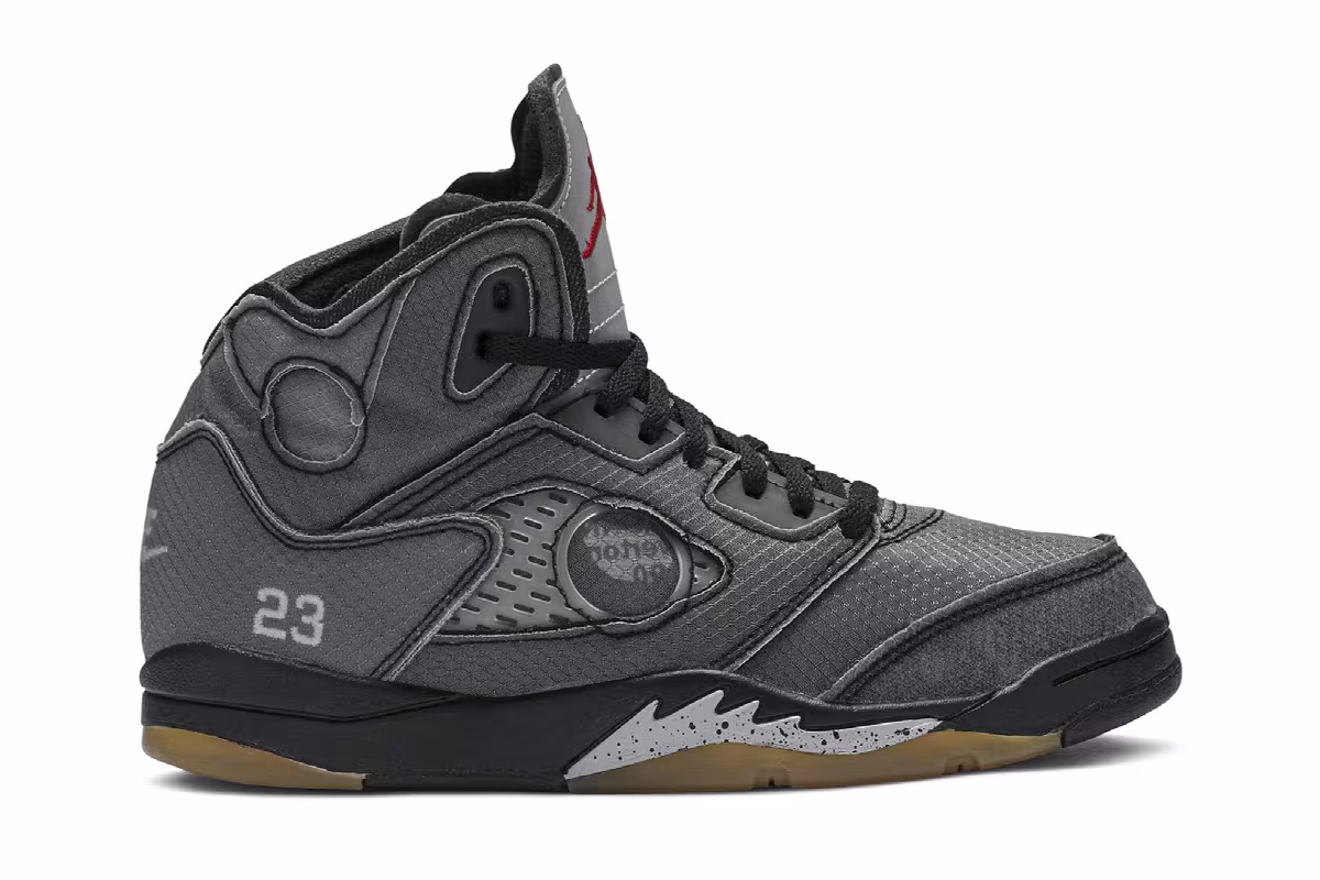 Off-White x Air Jordan 5 SP PS Muslin, view 2
