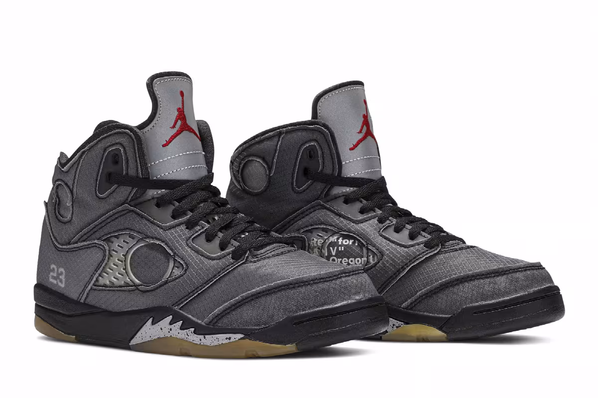Off-White x Air Jordan 5 SP PS Muslin, view 9