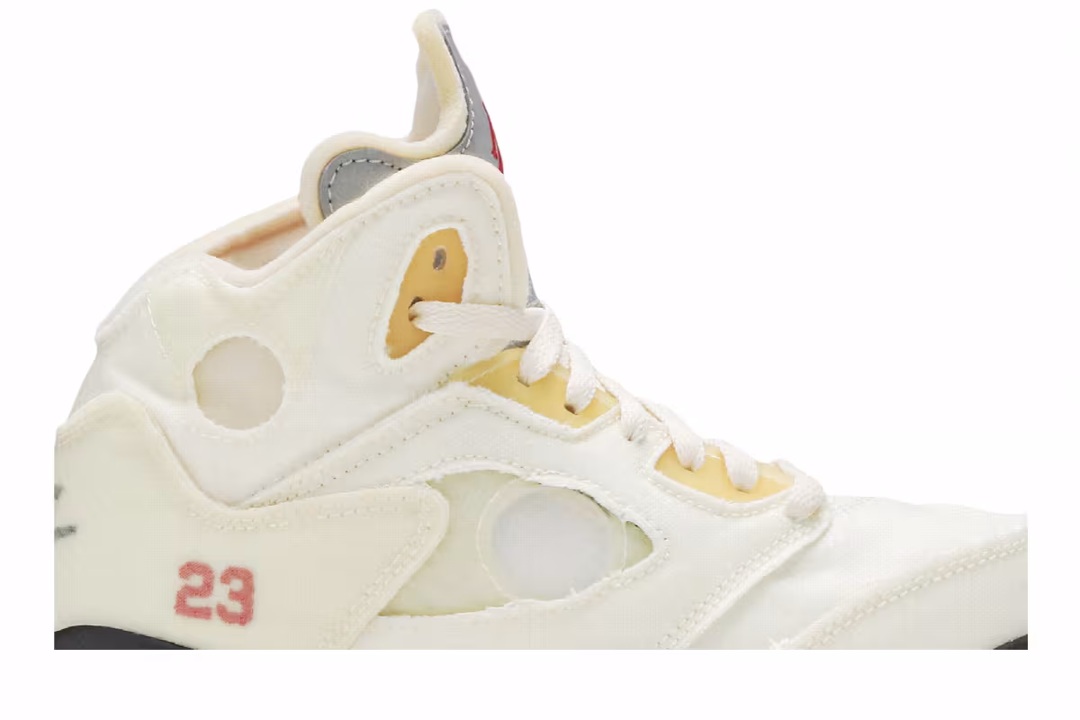Off-White x Air Jordan 5 SP PS Sail, view 3