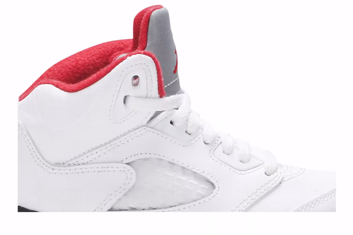 Air Jordan 5 PS White Fire Red 2020, view 3