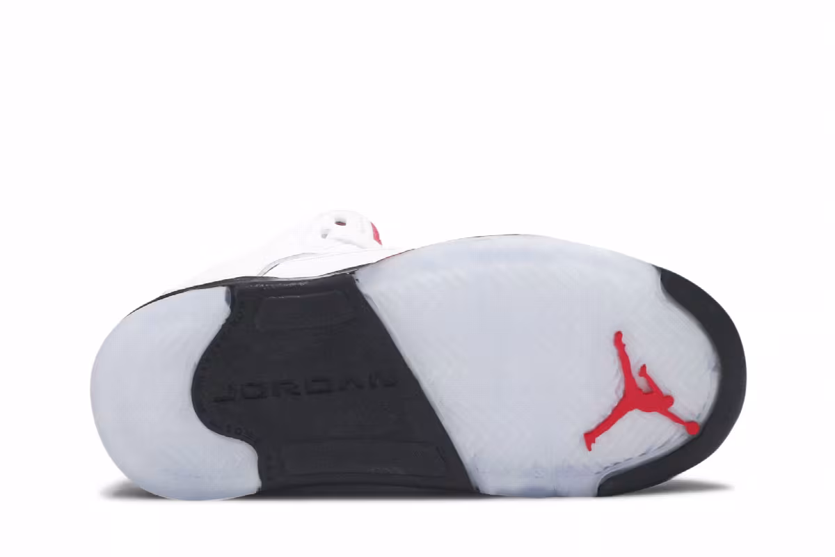 Air Jordan 5 PS White Fire Red 2020, view 5