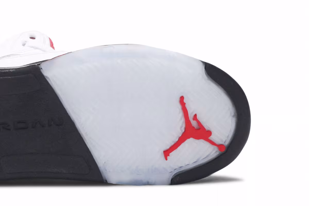 Air Jordan 5 PS White Fire Red 2020, view 6